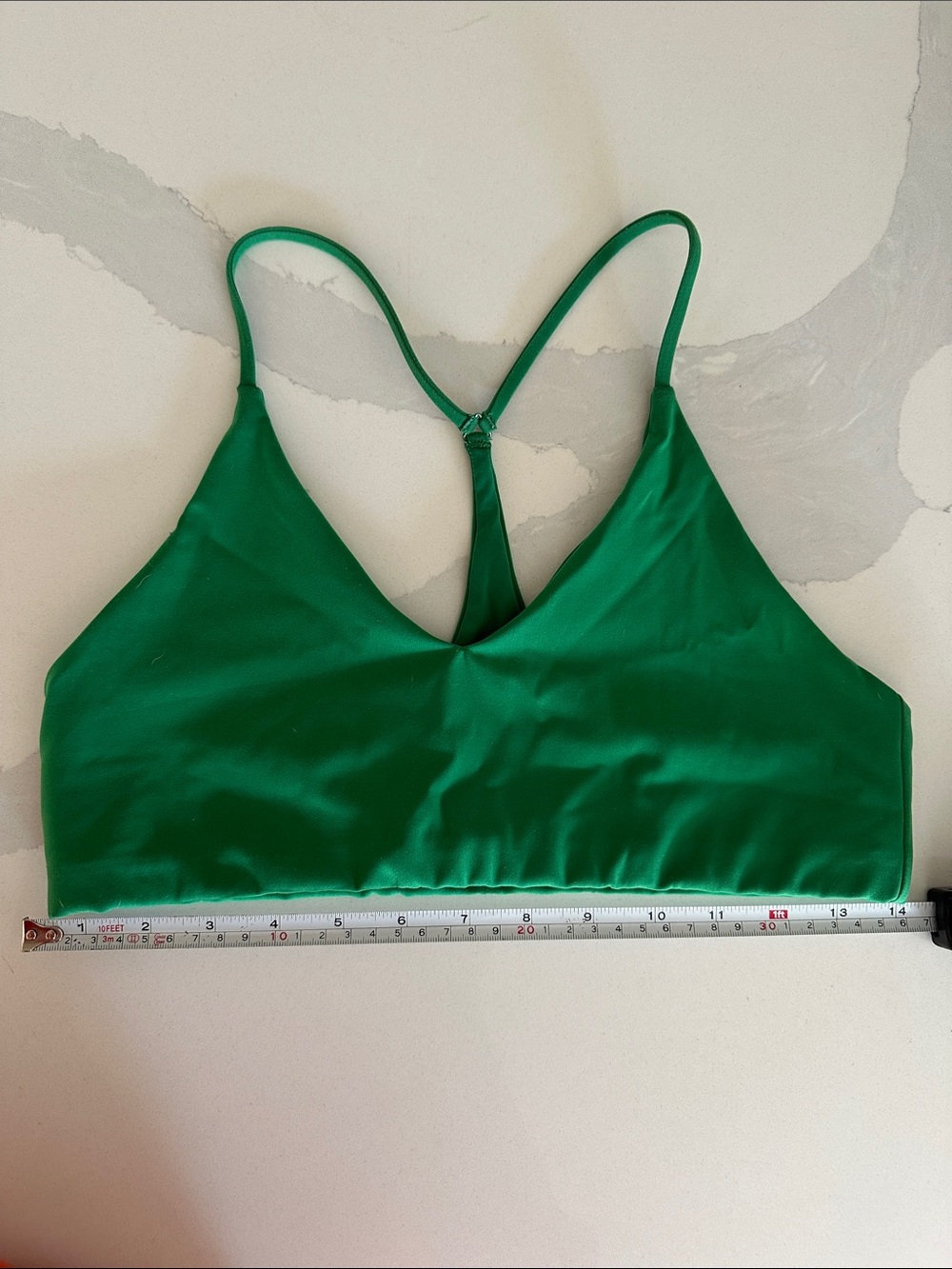 Green Racerback Bralette - Picture 3 of 3